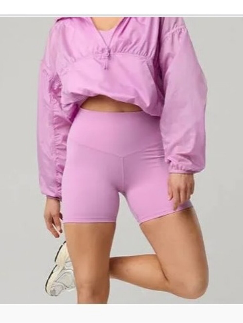High-Rise Pink Bike Shorts for Women
